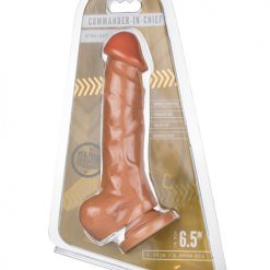 Major Dick Straight W/balls & Suction Cup Commander In Chief