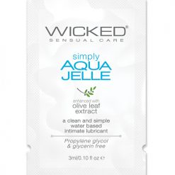 Wicked Sensual Care Simply Aqua Jelle Water Based Lubricant