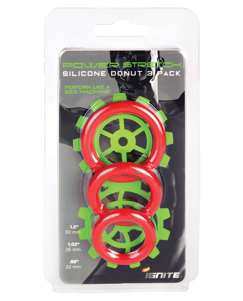 Ignite Power Stretch Silicone Donuts Cockrings