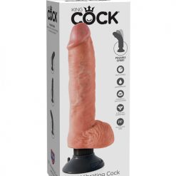"King Cock 10"" Vibrating Cock W/balls"