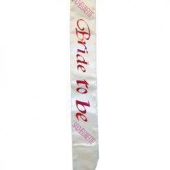 Bachelorette Bride To Be Non Flashing Sash