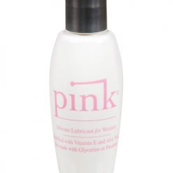 Pink Silicone Lube Flip Top Bottle