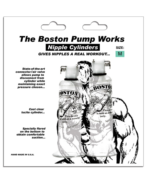 Boston Pump Works Nipple Cylinders Pair