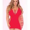 Pink Lipstick Rule Breaker Open Side Dress