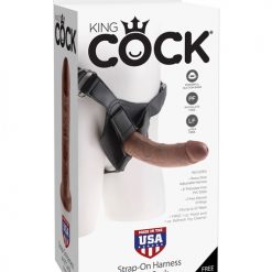 "King Cock Strap On Harness W/8"" Cock"