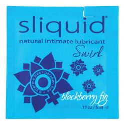 Sliquid Naturals Swirl Lubricant Pillow - .17 Oz