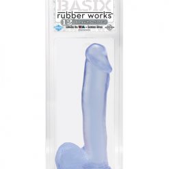 "Basix Rubber Works 12"" Dong W/suction Cup"