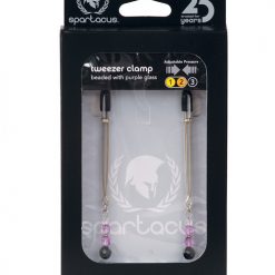 Spartacus Adjustable Tweezer Nipple Clamps W/ Beads