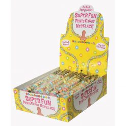 Super Fun Penis Candy Necklace - 24 pc/display