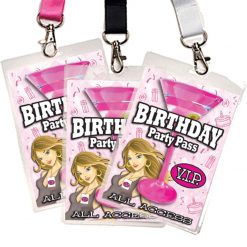 Birthday Party VIP Pass/Dare Game