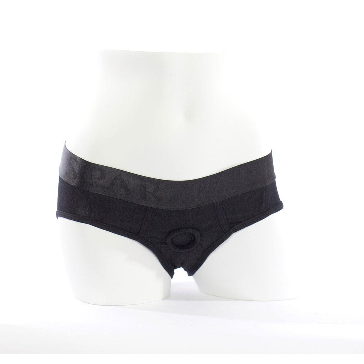 SpareParts Tomboi Harness Blk/Blk Nylon - XS