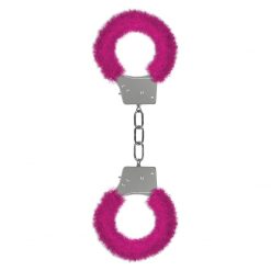 Ouch Beginner's Handcuffs Furry - Pink